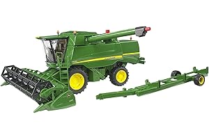 bruder 02132 - Kombajn John Deere T670i - 1:16 Pojazd, Farma, Rolnictwo, Ciągnik, Buldog, Kombajn, Praca w polu