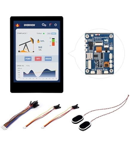 Waveshare ESP32-S3 1.46inch Round Display Development Board, 412×412