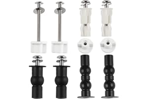 CHUDIAN 5 Paare Schrauben für Toilettensitz Universal WC-Sitz Befestigungsset mit Schrauben Zubehör aus Edelstahl für Toilettendeckel