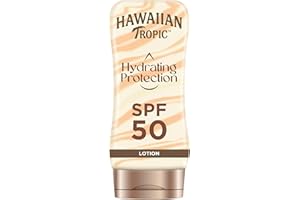 Hawaiian Tropic, Lozione Solare Hydrating Protection Sunscreen SPF 50, 180 ml