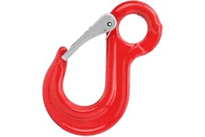 HILILAND Crochet De Levage Rond En Alliage D'Acier 2 Tonnes Avec Loquet En Alliage D'Acier Et Roulement 3200 Kg Pour Grue De Construction De Navire