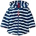 Kite Baby-Boys Fleece Striped Hoodie, Blue (French Navy), 12-18 Months