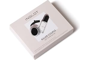 Inglot Set di Trucco per gli Occhi | Kit con Fissatore di Trucco Duraline 9 ml e AMC Gel Eyeliner Nero 5.5 g | Trucco a Lunga Durata | Eye Makeup Killer Couple