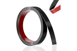 GANILITY Listello da parete in acciaio inox, nero metallizzato metallizzato, modanature decorative autoadesive, 5 m x 2 cm, per la decorazione di camere e salotti, nero