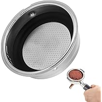 Cestello Filtro Caffè In Acciaio Inox, Filtro Permanente Riutilizzabile Per Macchina Da Caffè, Doppio Cup, Accessori