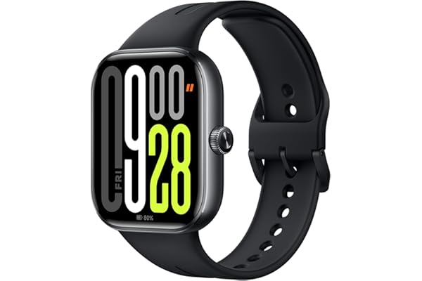 XIAOMI Redmi Watch 5, Reloj Inteligente: AMOLED 2.07", 24 días batería, Llamadas Bluetooth, 150+ Modos Deportivos, Monitor cardíaco, sueño, 5ATM, GPS, Android/iOS, Negro