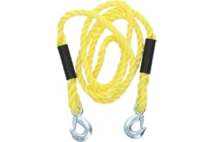 ‎CARPOINT CARPOINT 0178703 Abschleppseil 5000 3 Meter mit Haken Abschleppgurt LKW Wohnmobile