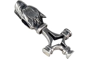 AFP Cruz lobo, celta vikingo joyas pequeño colgante de plata 925