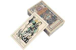 Kiuiom Oracle Cards Deck, Divination Game Card, Tarot Cards Deck, Deck Future Divination Tarot Fortune Telling Game Fate Forecasting Cards Game Divination Tools Suitable For Friends Family Collection