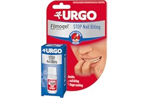 ‎URGO Urgo - Stop Nägelkauen - durchsichtiger und bitter schmeckender Nagellack - bei abgekauten und beschädigten Nägeln und Daumenlutschen - ab 3 Jahren - 9 ml - 40 Anwendungen