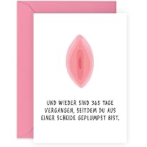 Unhöfliche Geburtstagskarte „You Grow Up“ – Freche Ballon-Form Für Ihn Oder Sie