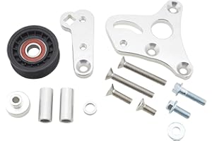 ICT BILLET LS Truck Manual Belt Tensioner w/Pulley LSX 4.8L 5.3L 6.0L Silverado Billet 551617X-3