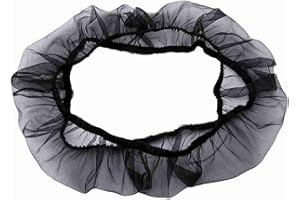 YYZLL Adjustable Bird Cage Net Cover Birdcage Seed Feather Catcher Soft Skirt Guard Birdcage Nylon Mesh Netting for Parrot Parakeet Macaw Round Square Cages,M black