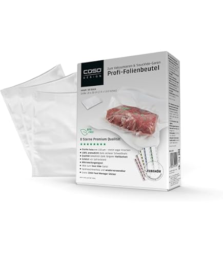 Sous Vide Vakuumbeutel-Rollen - 28 Cm Breit, 15 M Lang, 2 Rollen (30 M Gesamt), BPA-frei