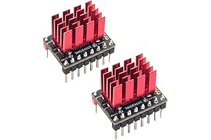 BIGTREETECH 2Pcs TMC5160T Pro V1.0 Stepper Motor Drivers with Heatsink Ultra Silent SPI SD Mode for Octopus Pro SKR V1.4 Turbo SKR 3 Manta M8P Voron CoreXY FDM 3D Printer High Speed/Voltage Printing
