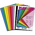 PLAY-CUT Tonpapier A4 (130g/m2) | 50 Bogen Din A4 Papier zum Basteln Drucken | Dickes Bedruckbares Bastelpapier Set und Druck
