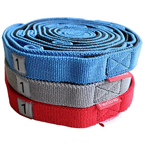 Premium Flexibilität Stretch-Out Strap – Fitnessband & Gymnastikband – Beste für Yoga, Dance & Workout – Resistance Widerstandsband & Expander mit Gratis Benutzerhandbuch - 8