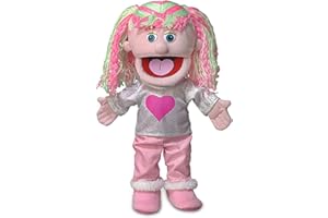 14" Kimmie (Pink) by Silly Puppets