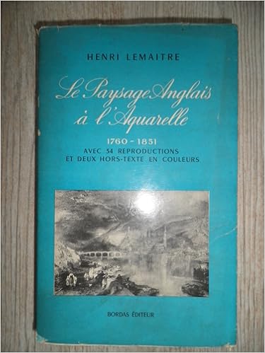 Le Paysage Anglais à Laquarelle 1760 1851 Amazonfr - 
