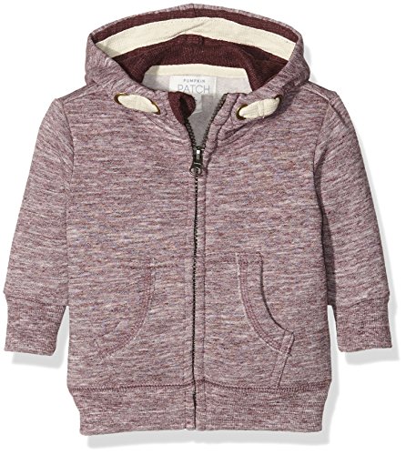 Pumpkin Patch Baby Boys 0-24m Jacob Zip Front Hoodie, Red (Vineyard Wine Marle), 12-18 Months