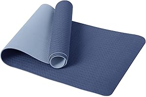Good Nite Tappetino da ginnastica, yoga, fitness, antiscivolo, per allenamento, sport, turn, pilates, con tracolla, 183 x 61 x 0,6 cm