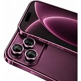 Nezih Case iPhone 18 Pro / 18 Pro Max Uyumlu Profesyonel Kamera Lens Koruyucu - Bordo