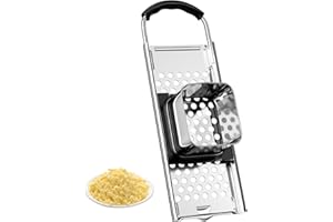 WinGluge Affettatrice per Spätzle, Spaetzle Maker, Spatzle Attrezzo con Slitta in Acciaio Inox, Gratella per Spätzle in Acciaio, Taglia Spaetzle Lavabile in lavastoviglie, per Cucinare Cucina