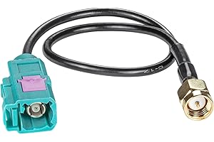 tomzz Audio 1500-060 Fakra (F) Antennenadapter Kupplung auf SMA (M) Stecker für GSM GPS DAB Navi