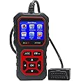 DonosHome AT500 3-in-1 Professional OBD2 Scanner Engine Fault Code Reader, Battery System Analyzer, Voltmeter Supports Multi-Languages User-Friendly Interface for Beginners & Professionals