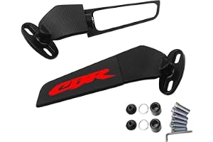 För CBR600RR CBR1000RR CBR250RR CBR 600 954 1000 RR CBR 650R 500R Motorcykel CNC Backspegel Fast Vinge Styrspegel(005)