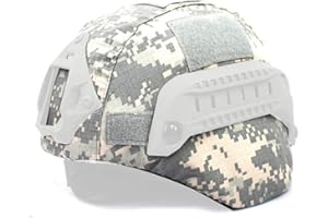 WLXW Housse De Casque Tactique MICH2000, Accessoire De Casque De Paintball Airsoft, Adapté pour La Chasse Au Jeu CS en Plein Air Combat Caché