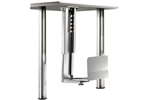 ROLINE Uchwyt PC w kolorze srebrnym Uchwyt komputerowy na stół Nośność do 30 kg