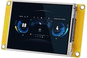 Nextion 2.8″ HMI Display Discovery Series NX3224F028 Resistive LCD-TFT Touch Screen 320×240, Nextion Display with Free Nextion Editor Software Suitable for Home Appliance, Racing Dashboard, etc.