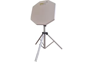 FALCON WORLD CLASS TECHNOLOGY Falcon QuickSAT QS80 Deluxe, Portable Satellite TV System for Caravans and Motorhomes (DELUXE, QS80)