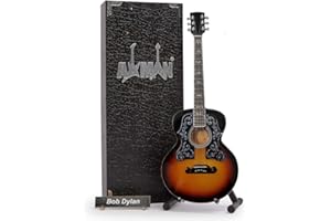 AXMAN Bob D - Replica di chitarra in miniatura - Regali musicali - Scala ornamentale 1/4 fatta a mano