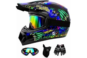 Motocross Helm Kinder, Downhill Motorradhelm för herrar och damer