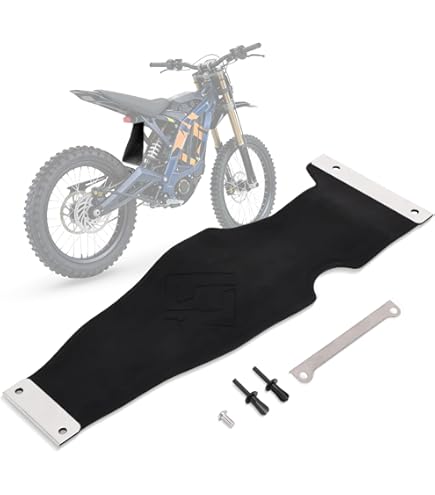 Motorfiets spatbord achter, verlengd achterspatbord voor Sur Ron Light Bee X/S X260 X160 Electric Dirt Bike-zwart