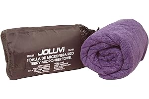 Desconocido JOLUVI Toalla Microfibra Natacion Gimnasio Spinning Rizo Grande Morado