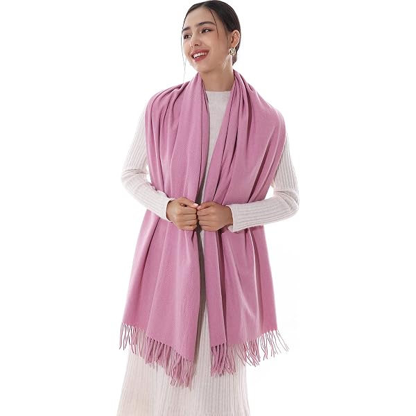 RIIQIICHY Damen Schal Pashmina – 200x70 Cm, Navy Blau, Warm, Für Abendkleid & Winter