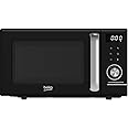 Beko Cosmopolis Retro Solo Microwave MOF21220BCP |Black Design | 20L Capacity| 800W Power | Includes Auto Defrost Function & Digital Timer