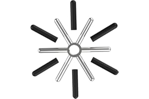 Krome Dispense Glass Rinser Disk Replacement, Stainless Steel, Black, 22.90mm, Universal, Commercial Use