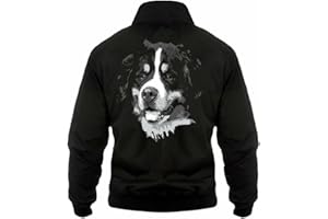 Spaß Kostet Herren Harrington Jacke Berner Sennenhund Hunde Motiv Größe S bis 5XL