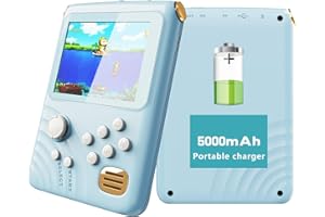 NEOCADE Consola de Juegos Portátil con Power Bank, USB C Bateria Externa, 5000mAh Cargador Portátil, Gaming Power Bank Built-in 300 Juegos, Bateria Portatil para iPhone/Samsung/Android, Gran Regalo