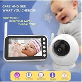 4.3 In&ccedil; Lcd Kablosuz Wireless Oda Sıcaklığı Kontroll&uuml; Akıllı Bebek Monit&ouml;r&uuml; Bebek Kamerası 8 Ninnili