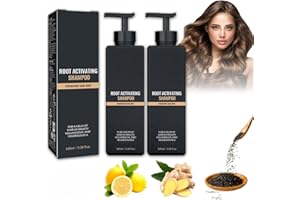 LEBENISTGUT Root Activator Shampoo, Natural Hair Growth Shampoo 100ml, Gegen Haarausfall Reparierendes Pflegeshampoo, Haarpflege Promotes Hair Growth Frauen Herren (PACK 2/Am Beliebtesten)