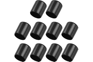 PATIKIL 20 mm vinylgummi ändkåpor 10 st flexibla bultskydd skyddsskruvar runda gängor för metallrör stänger bultar