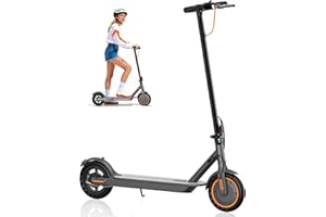 RICEEL Monopattino Elettrico Adulto, Scooter Elettrico Pieghevole con Freccia Direzionale, Velocità Fino a 25 Km/h, 25/35Km di Autonomia, 8.5" Pneumatici Solidi, Carico massimo 120 kg, Doppia frenata