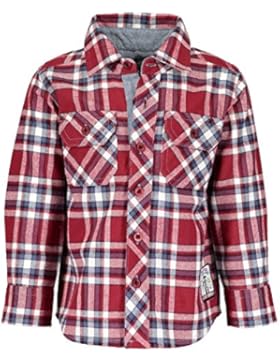 Blue Seven Baby Jungen Hemd Langarm Rückendruck rot kariert