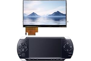 IFIXLY LCD Schermo per Console Gioco, LCD Display per PSP 2000 2001 2003 2004 Sostituzione Schermo Glass Pannello Schermo Sostituzione Matrix (senza Touch Screen)