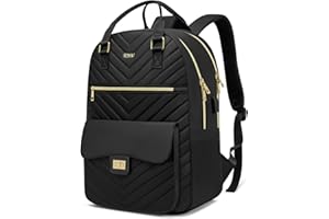 RJEU Laptop Backpack for Women,15.6 inch 17.3in Computer Bag for Work Travel Business Leisure Daypack, Anti-theft and Waterproof,Gift Girl
